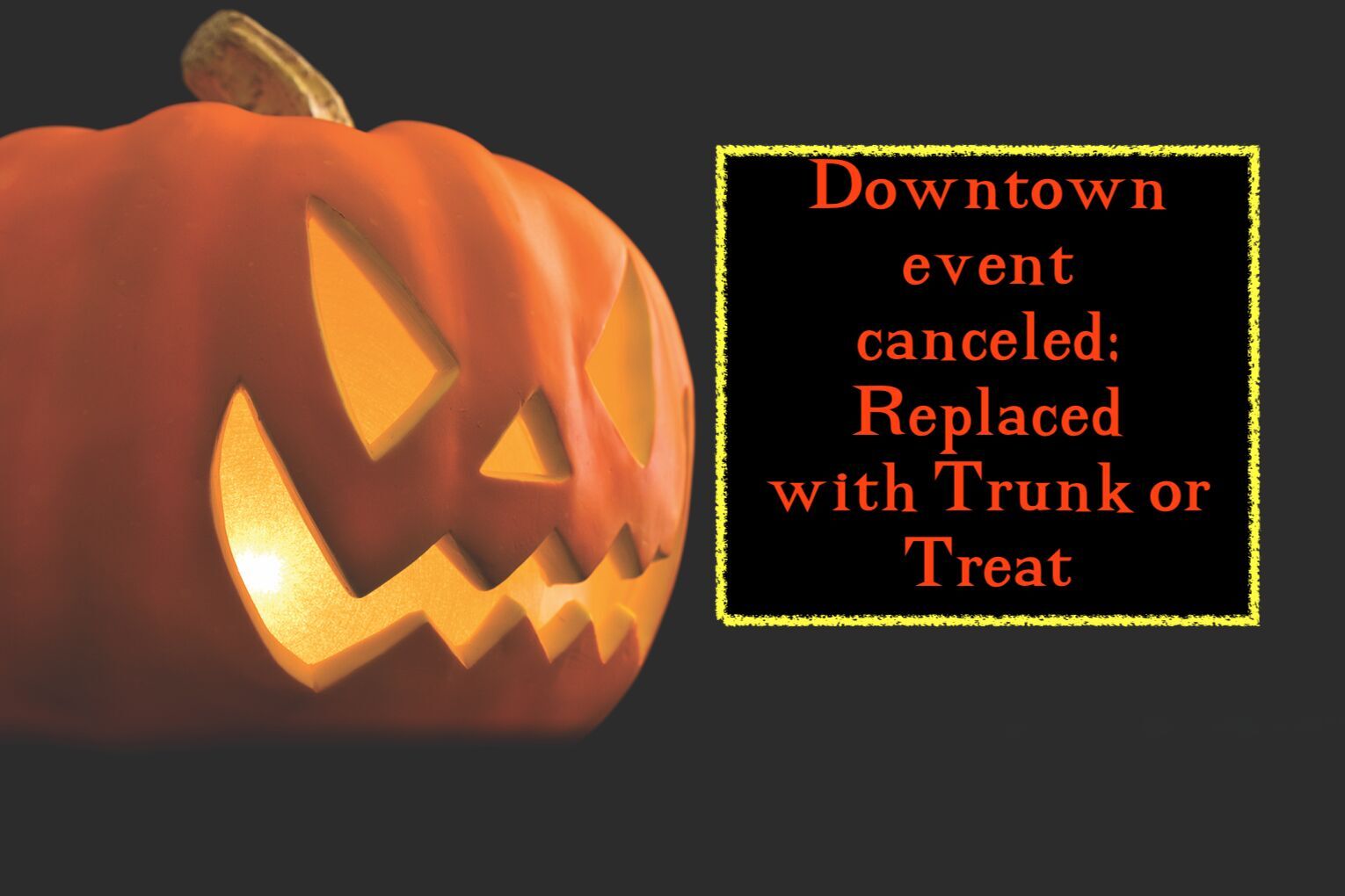 Plymouth sets trick-or-treating times; no downtown event